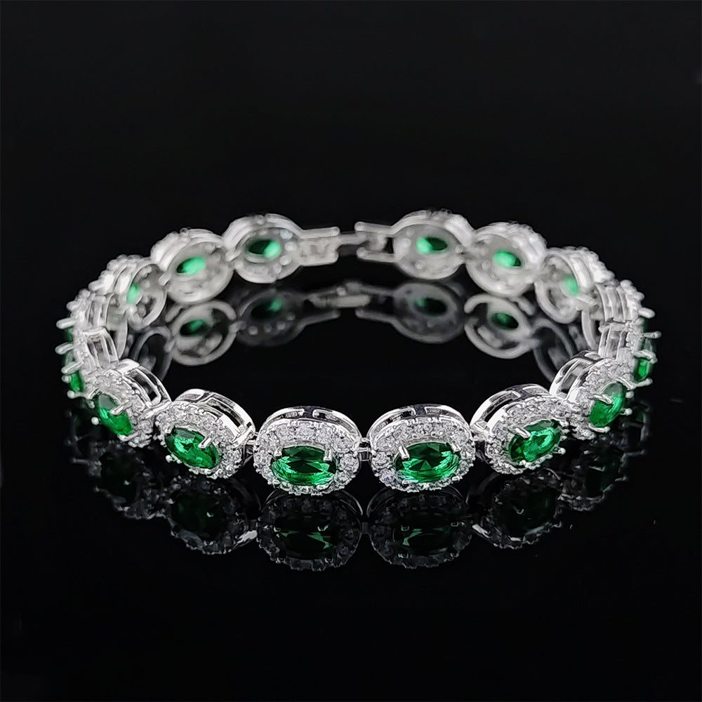 Women's Artificial Gemstones Bracelet – Affordable Luxury