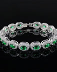 Women's Artificial Gemstones Bracelet – Affordable Luxury