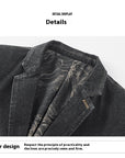 Herren Premium Jeansjacke – 100 % mittelschwere Baumwolle, normale Passform, 3 Farben