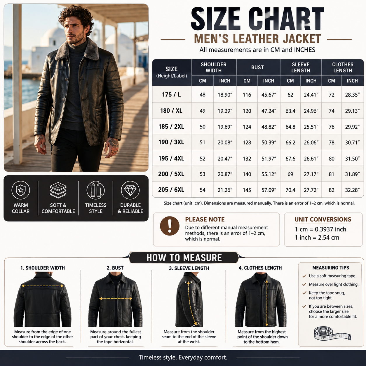 Manteau en cuir mi-long en véritable peau de mouton pour homme – Veste d'hiver doublée de fourrure avec col à revers et fermeture éclair