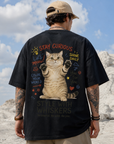 Men's Oversized Graphic Print T-Shirt - Retro Streetwear Tee