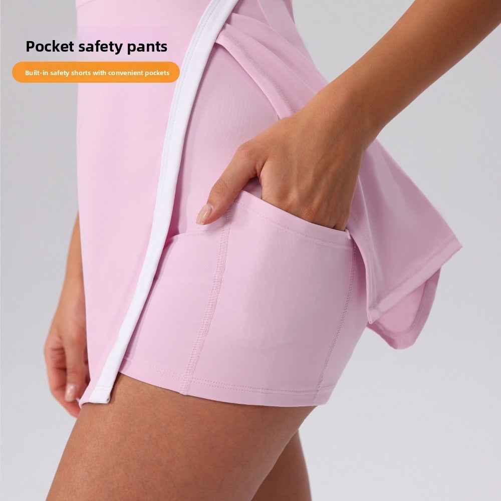 Womens Fitness Tennis dress / suit  with Shorts