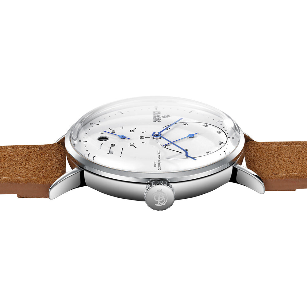 Herren Automatische Mechanische Uhr – MIYOTA Japan Uhrwerk, 43mm Zifferblatt, 14mm, Edelstahl, 30M Wasserdicht, Wochentagsanzeige