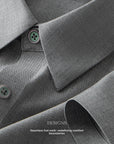 Men's Business Long Sleeve Solid Shirt — Wrinkle-Free Modal Blend