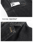 Herren Premium Jeansjacke – 100 % mittelschwere Baumwolle, normale Passform, 3 Farben