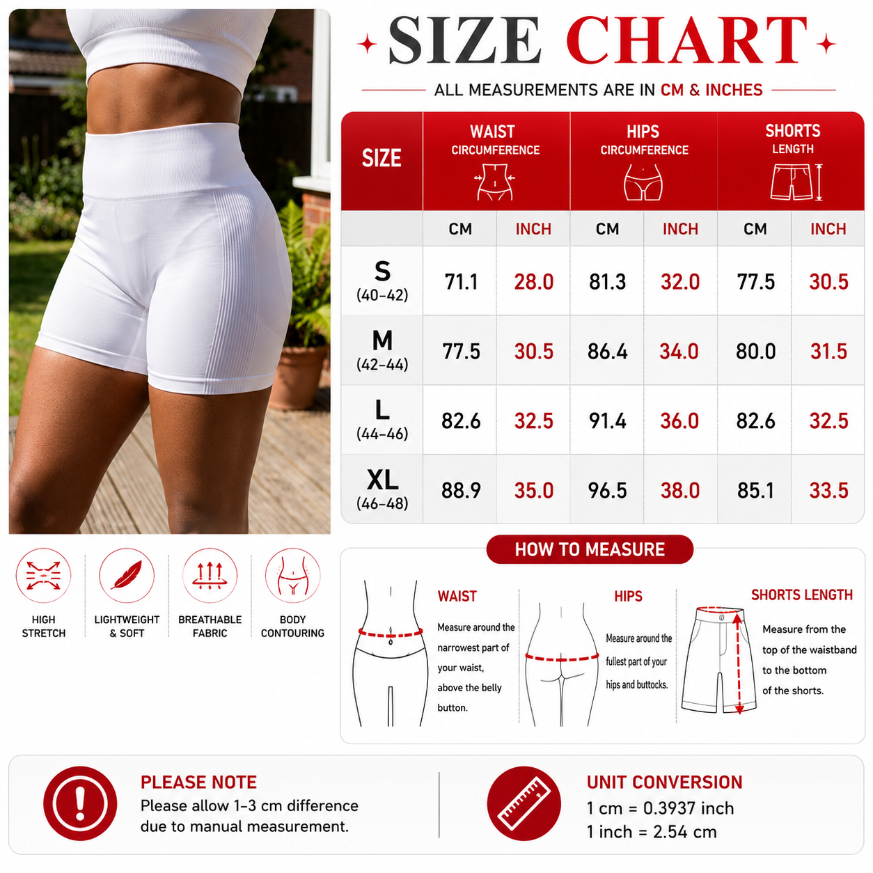 Women's High-Waist Yoga Shorts — Quick-Dry Slim Fit