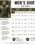 Men's Workwear Utility Shirt – 96% Polyester Long Sleeve, Lapel, 4 Flap Pockets, Loose Fit, M–4XL, 6 Colors