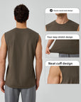 Men's Modal Sleeveless Vest – Loose Fit Breathable Tank Top