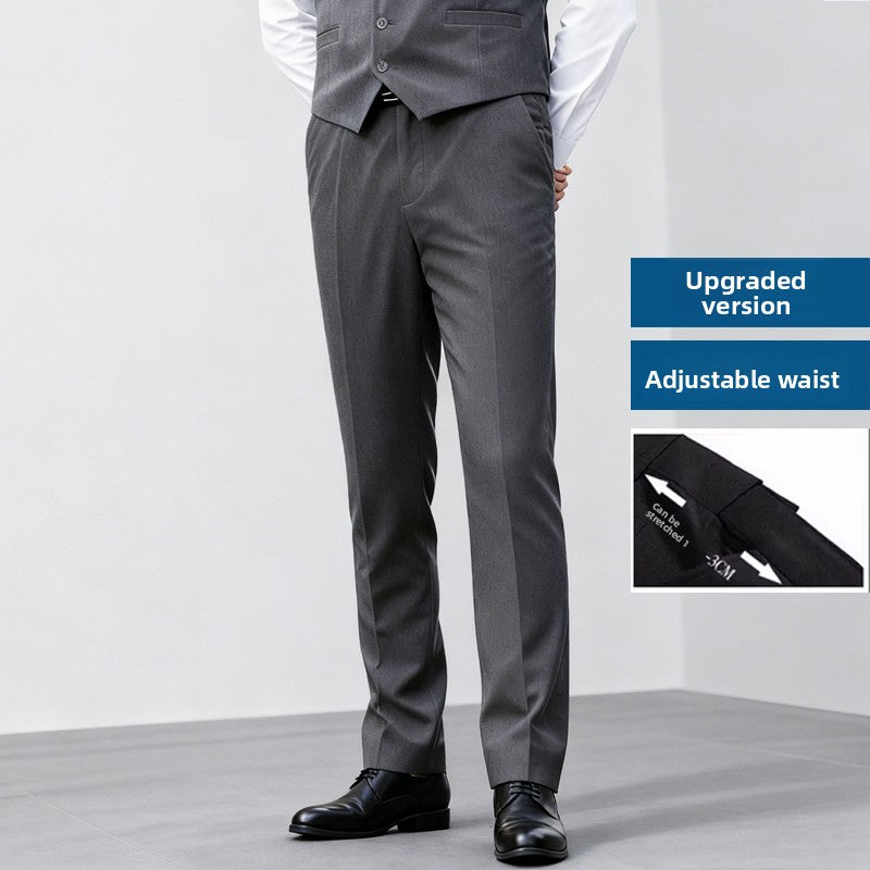Herren Anzughose – Gerade geschnittene Business-Hose mit bequemem Sitz, knitterarmem Stoff und klassischem Bürostil
