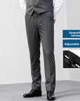 Herren Anzughose – Gerade geschnittene Business-Hose mit bequemem Sitz, knitterarmem Stoff und klassischem Bürostil