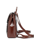 Damen Rucksack aus echtem Leder – Vintage-Rucksack mit großem Fassungsvermögen und mehreren Taschen