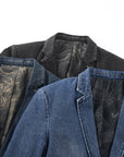 Herren Premium Jeansjacke – 100 % mittelschwere Baumwolle, normale Passform, 3 Farben