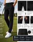 Men's Quick-Dry Breathable Golf Pants – Lightweight Straight Leg