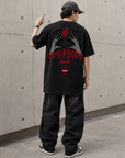 Men's Oversized Graphic Print T-Shirt - Retro Streetwear Tee