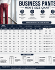 Men's High-Waist Straight-Leg Business Pants – Slim Flare Trousers
