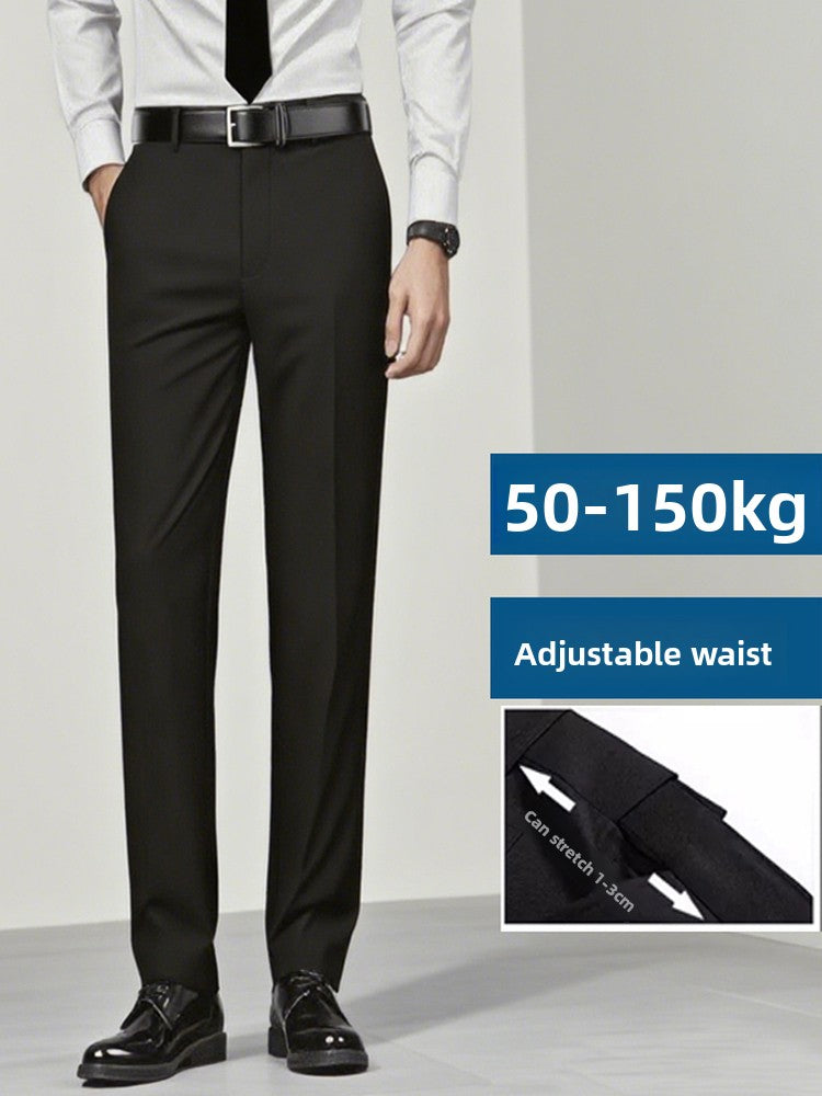 Herren Anzughose – Gerade geschnittene Business-Hose mit bequemem Sitz, knitterarmem Stoff und klassischem Bürostil