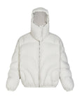 Unisex Steppjacke mit abnehmbarer Kapuze – dicker, warmer Reißverschluss-Mantel mit lockerer Passform, Street-Style-Design & vielseitiger Winter-Oberbekleidung
