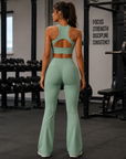 Damen High-Waist Yoga-Hose mit Bauchkontrolle und schnelltrocknendem Stoff