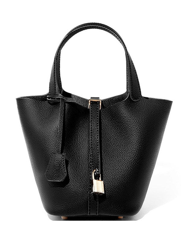 Damenhandtasche aus echtem Leder – Urban Cylinder Bag aus erstklassigem Rindsleder