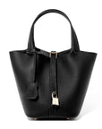Damenhandtasche aus echtem Leder – Urban Cylinder Bag aus erstklassigem Rindsleder