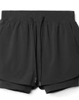 Men’s Breathable Quick-Dry Fitness Shorts – Double-Layer Muscle Fit Running Shorts with Moisture-Wicking Fabric & Athletic Performance Design