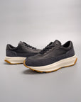 Men's High-Top Vintage Genuine Leather Running Shoes – Thick-Sole Retro Cowhide Boots
