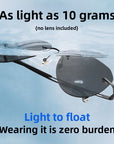 Herren Polarisierte Titanlegierungs-Sonnenbrille – UV400, TAC-Gläser, photochrome Option