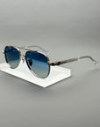 Men’s Pilot-Style Oversized Sunglasses – Pure Titanium Frame Polarized UV Protection Glasses