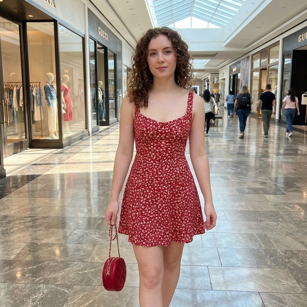 Mini-robe fleurie à bretelles pour femme – Robe d'été trapèze à col carré et dos ouvert
