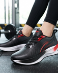 Women's Carbon Plate Running Shoes Lightweight Shock Absorption