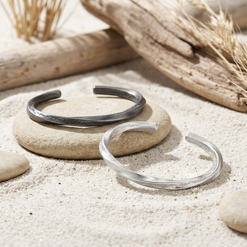 Wikingerarmband für Herren – Silberschmuck im kühnen nordischen Stil