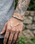 Wikingerarmband für Herren – Silberschmuck im kühnen nordischen Stil