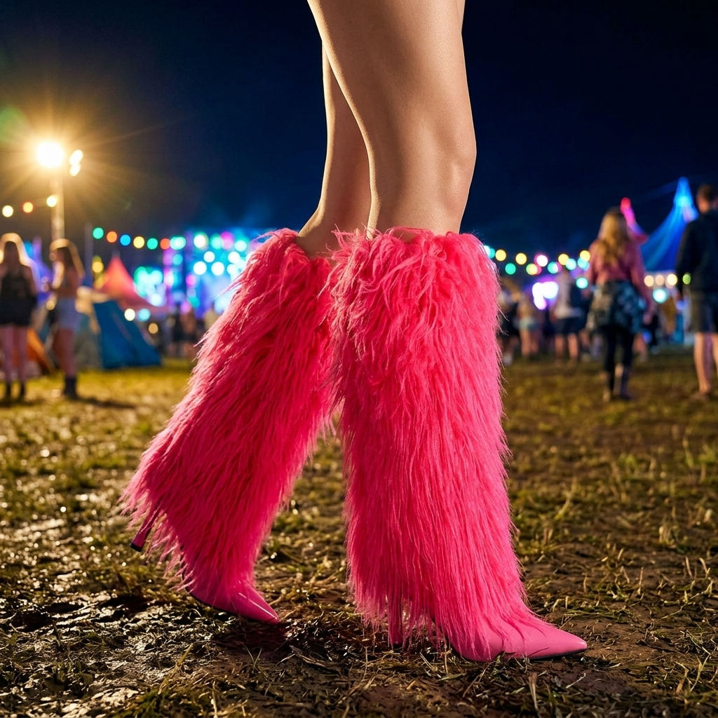Lange Stiefeletten mit Quasten und Stilettoabsatz – Minimalistische Wildlederstiefel mit spitzer Zehenpartie und hohem Absatz