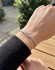 Women's Minimalist Knotted Double-Layer Snake Chain Bracelet & Necklace
