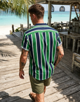 Men's Floral Print Short Sleeve Shirt – Loose Fit Summer Style