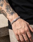 Men's Zircon Cuban Chain Bracelet – 6mm Hip-Hop Style