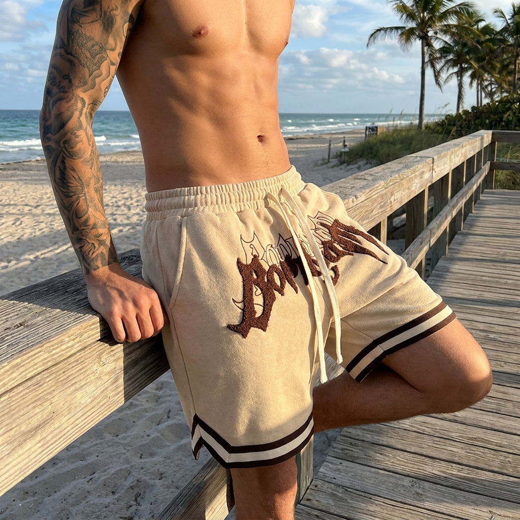 Men's Terry Cloth Casual Shorts – Relaxed Fit