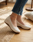 Women's Retro Platform Loafers with Buckle Strap