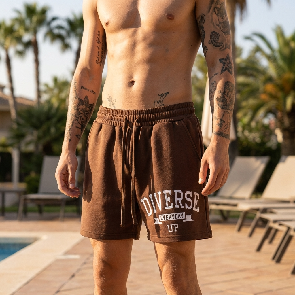 Men's Terry Cloth Casual Shorts – Relaxed Fit