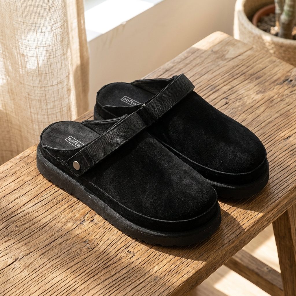 Women's Cork Sandals – Cowhide Upper with Optional Fleece Lining