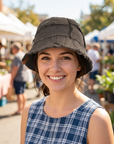 Women's Wide Brim Bucket Hat – UV Protection Dome Cap