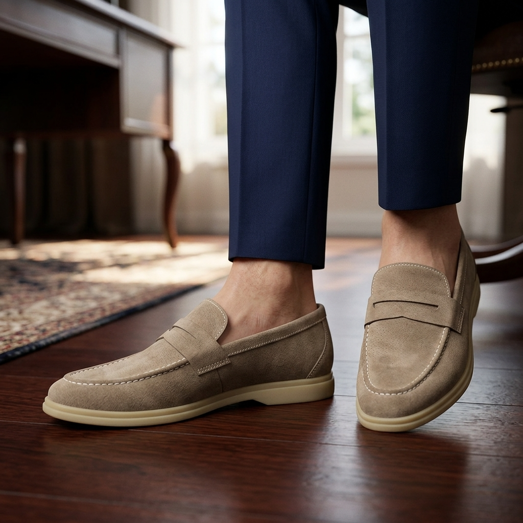 Men's Italian Style Leather Business Shoes – Comfort Sole Casual Dress Shoes