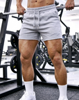 Men's Elastic Slim-Fit Training Shorts - Gym & Running