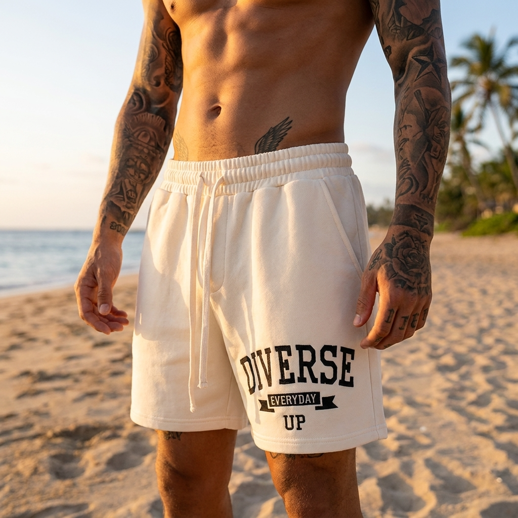 Men's Terry Cloth Casual Shorts – Relaxed Fit