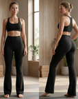 Women's High-Waist Wide Leg Yoga Pants – Bootcut Flare