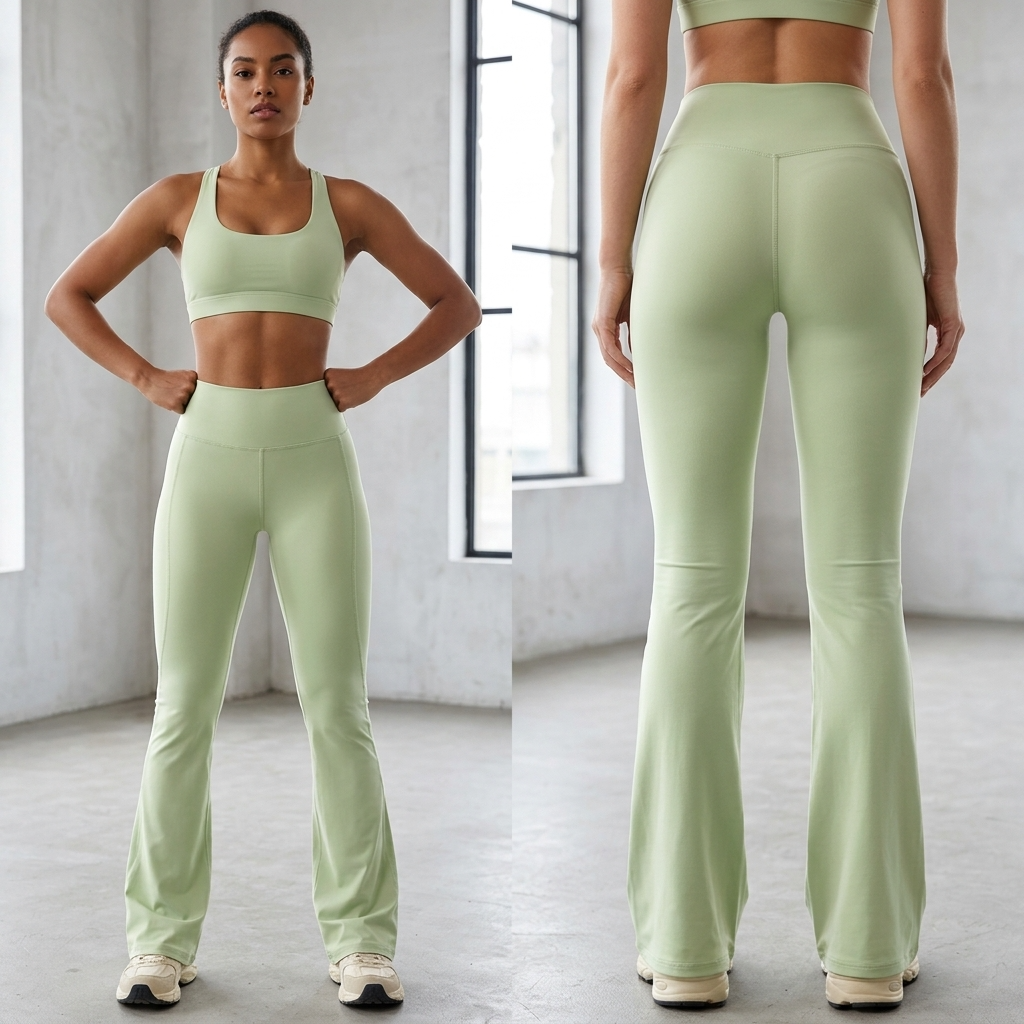 Women's High-Waist Wide Leg Yoga Pants – Bootcut Flare