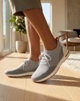 Women's Fly-Knit Slip-On Sneakers – Breathable Mesh Low Top