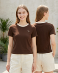 Women's Casual Color-Block Cotton T-Shirt
