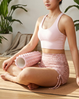 Women's Leopard Print High-Waist Yoga Shorts