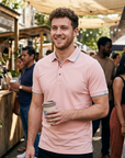 Men's Ice Silk Short Sleeve Polo Shirt – Slim Fit